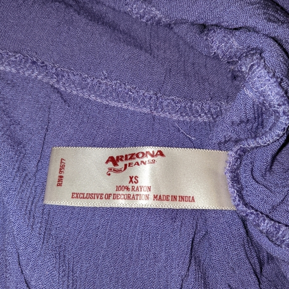 Arizona Jean co purple top - Picture 10 of 12
